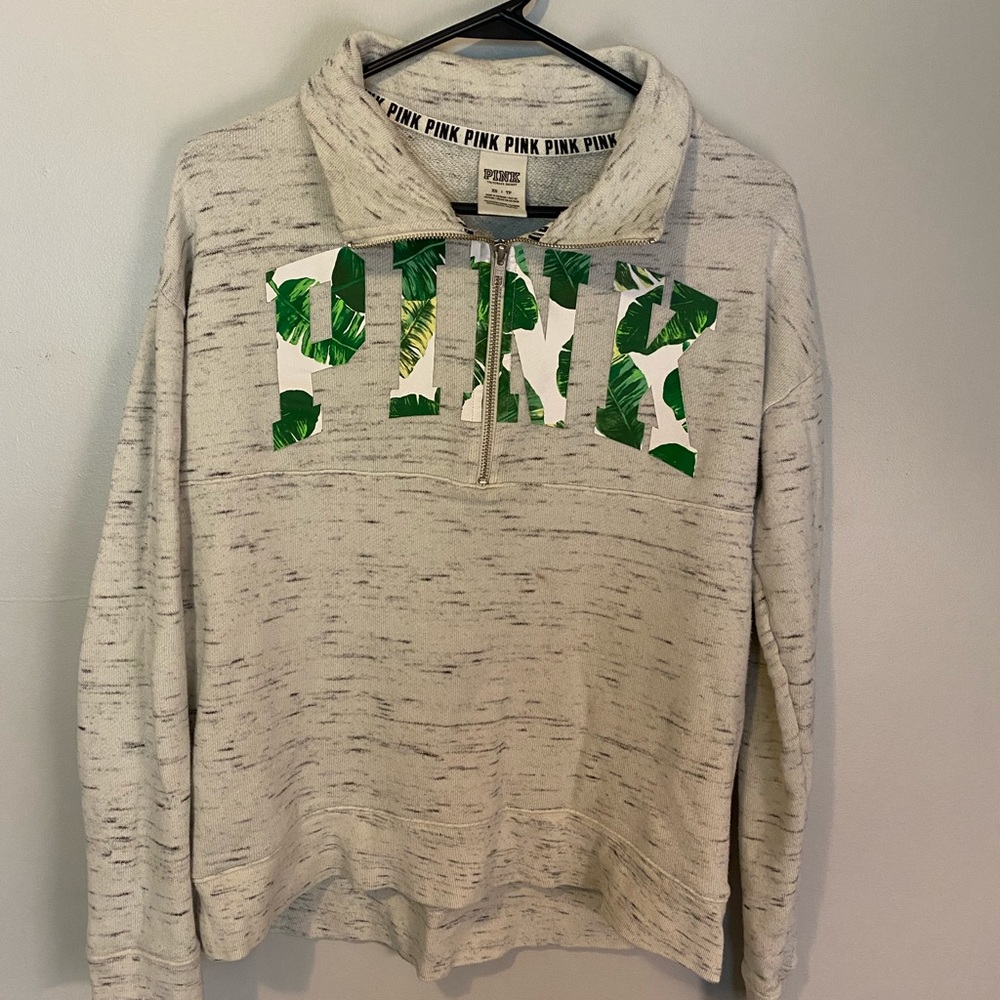PINK quarter-zip